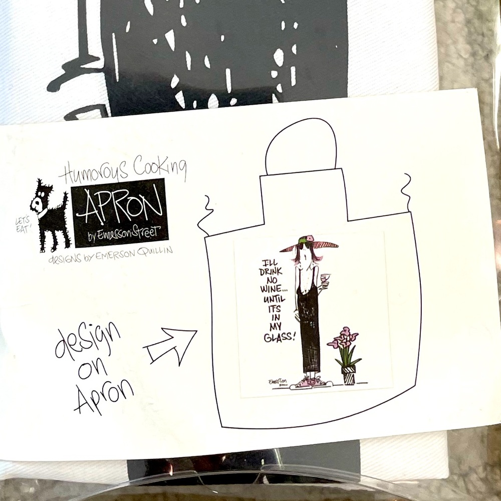 apron for the wine lady